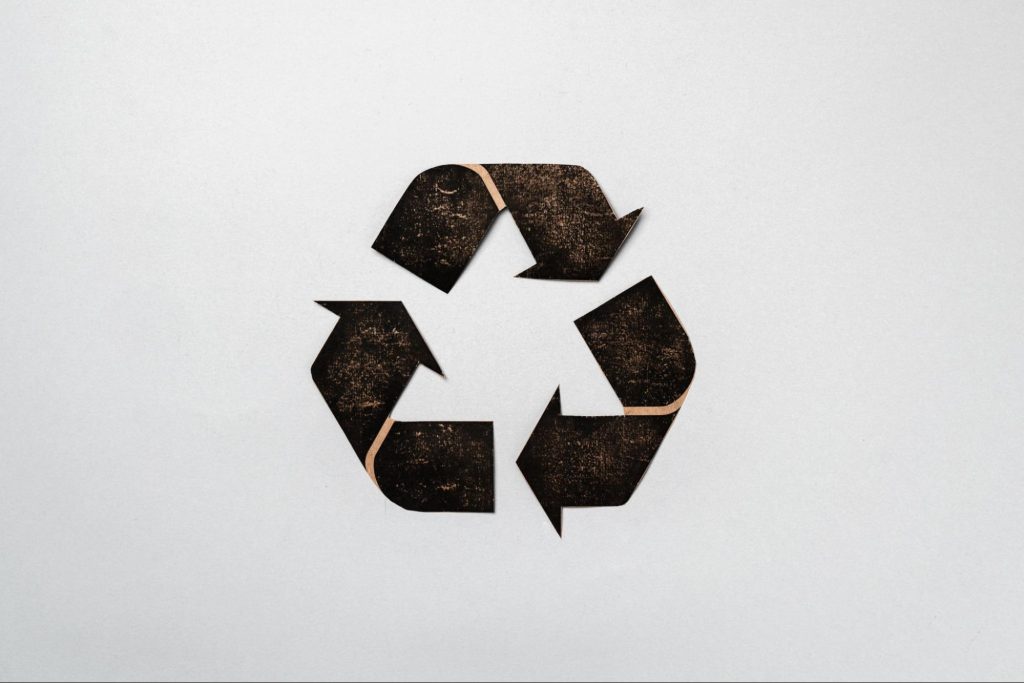 Recycling logo. 